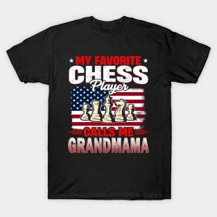 My Chess Player Calls Me Grandmama Grandma T-Shirt